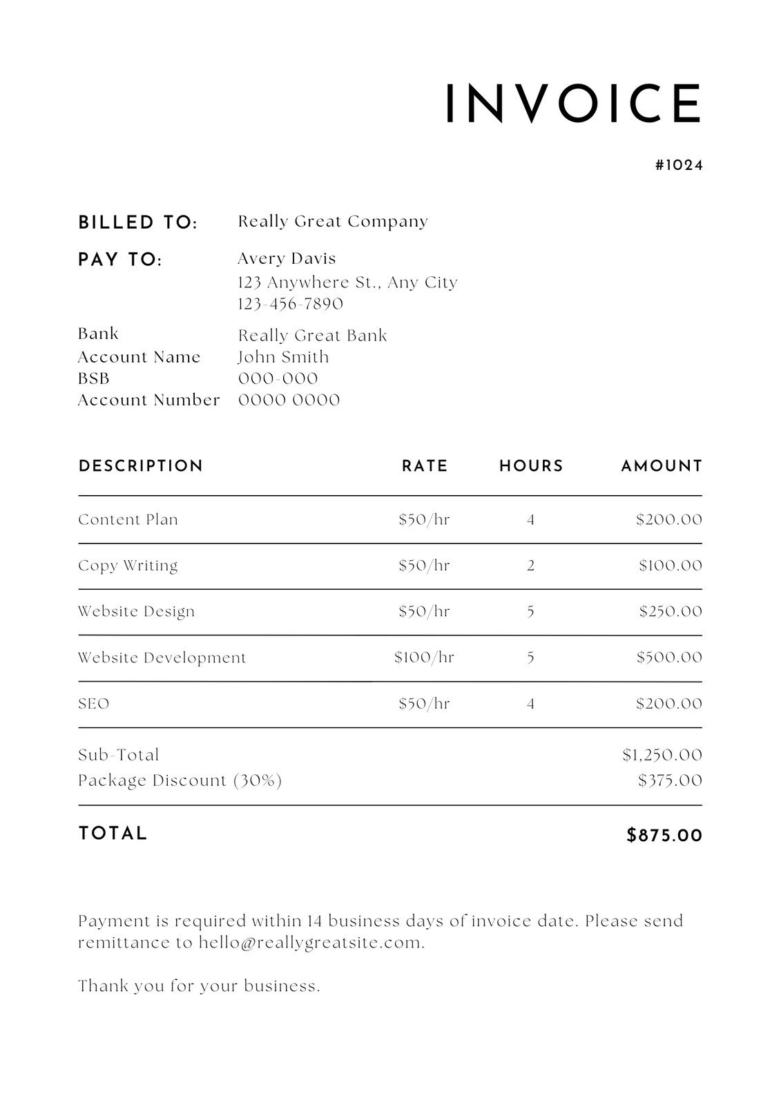 Free, Printable, Professional Invoice Templates To Customize | Canva pertaining to Free Printable Invoice Templates