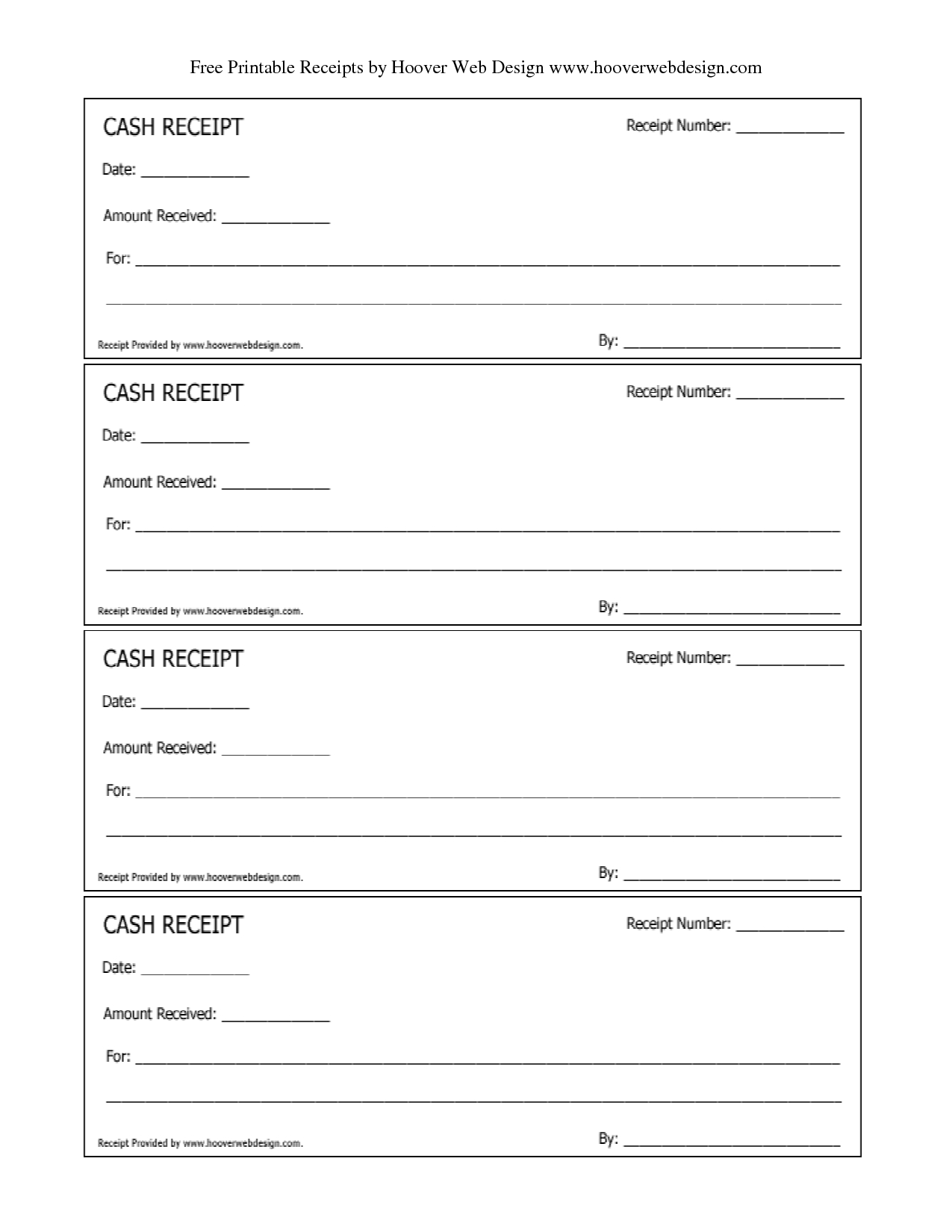 Free Printable Receipt Templates | Free Printable Cash Receipts with regard to Free Printable Blank Receipt Form