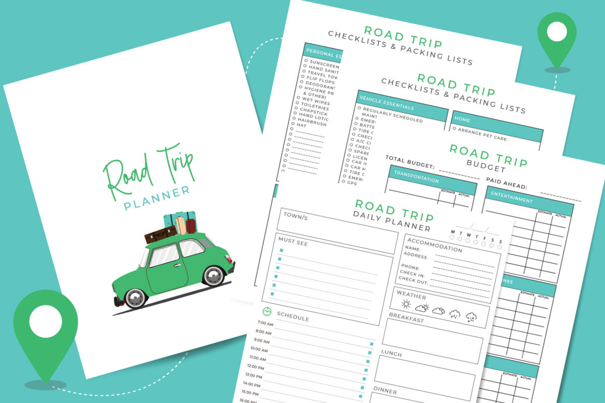 Free Printable Road Trip Planner - Frugal Mom Eh! for Free Printable Road Trip Planner