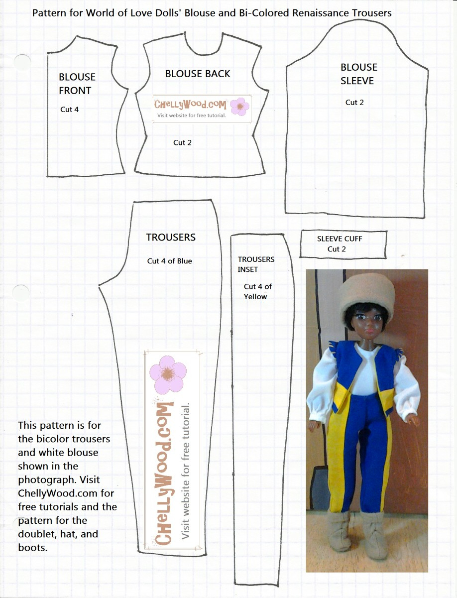 Free Printable Sewing Patterns For Doll Clothes with Free Printable Patterns For Sewing Doll Clothes