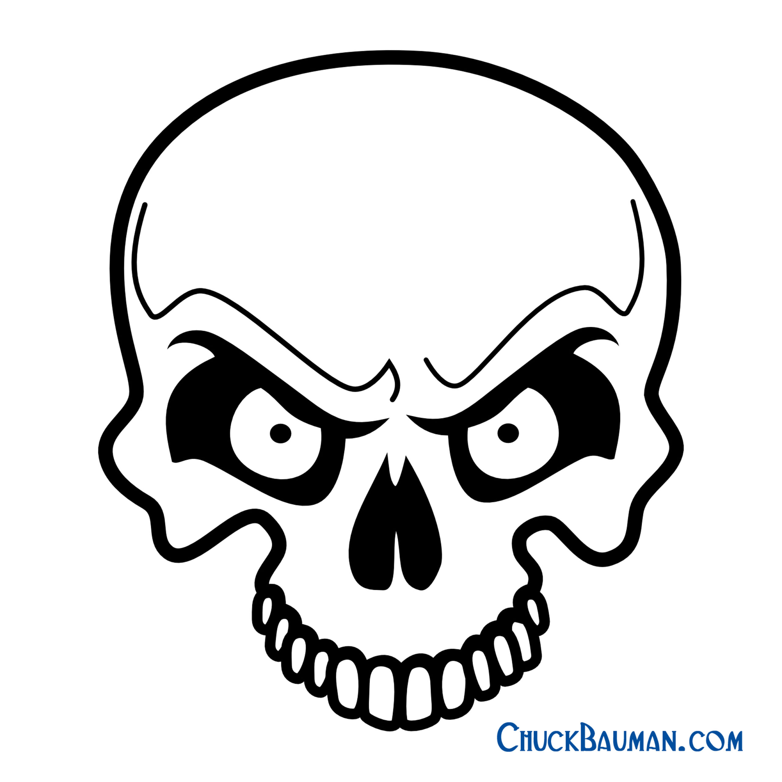 Free Printable Skull Stencils And Silhouettes - Free Printable in Skull Stencils Free Printable