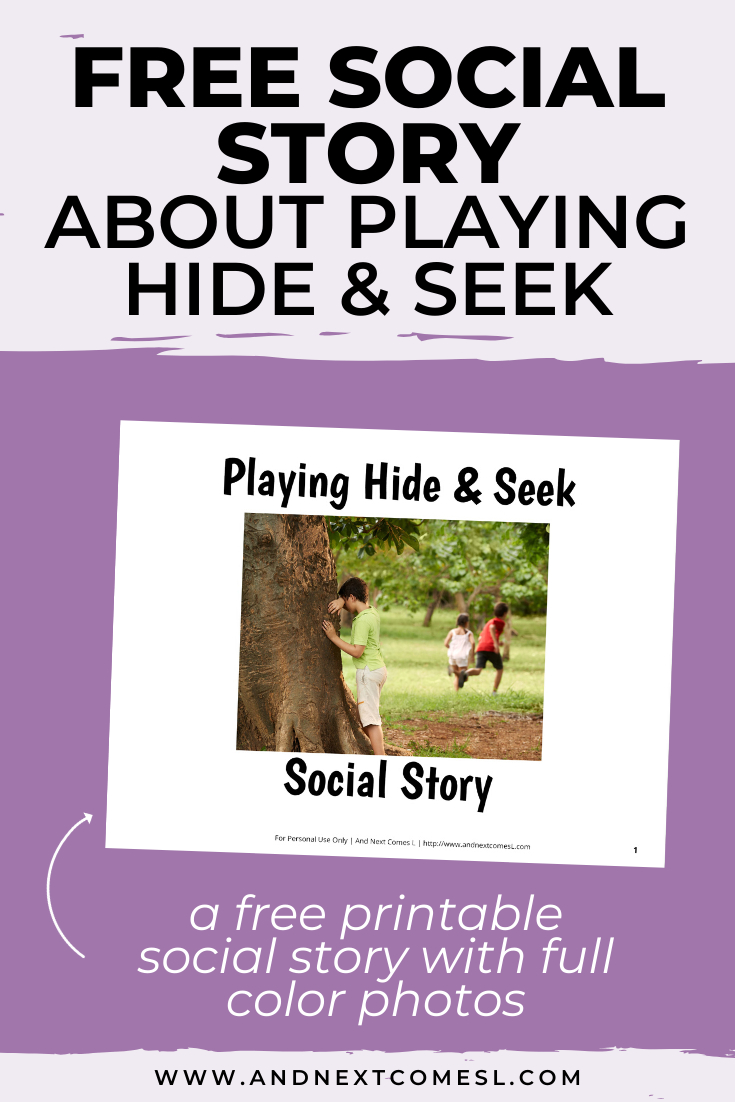 Free Printable Social Story About Playing Hide &amp;amp; Seek | And Next intended for Free Printable Social Stories For Kids