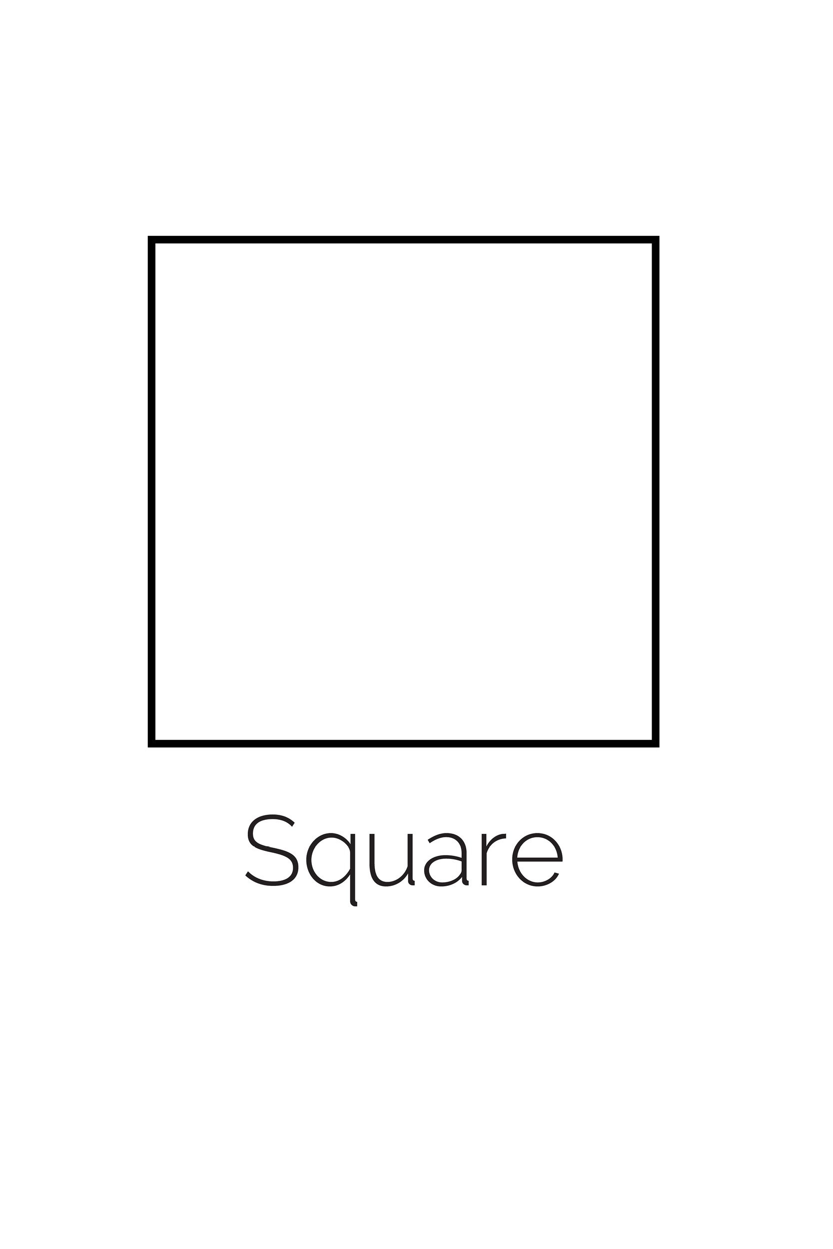 Free Printable Square Shape - Freebie Finding Mom pertaining to Free Shape Templates Printable