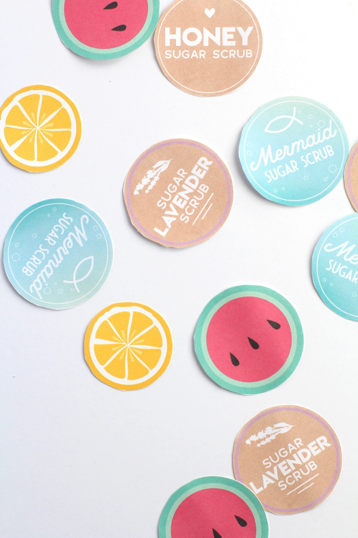 Free Printable Sugar Scrub Labels in Free Printable Sugar Scrub Labels