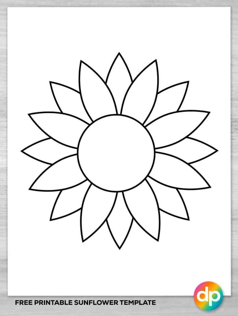 Free Printable Sunflower Template | Sunflower Template, String Art regarding Free Printable Sunflower Template