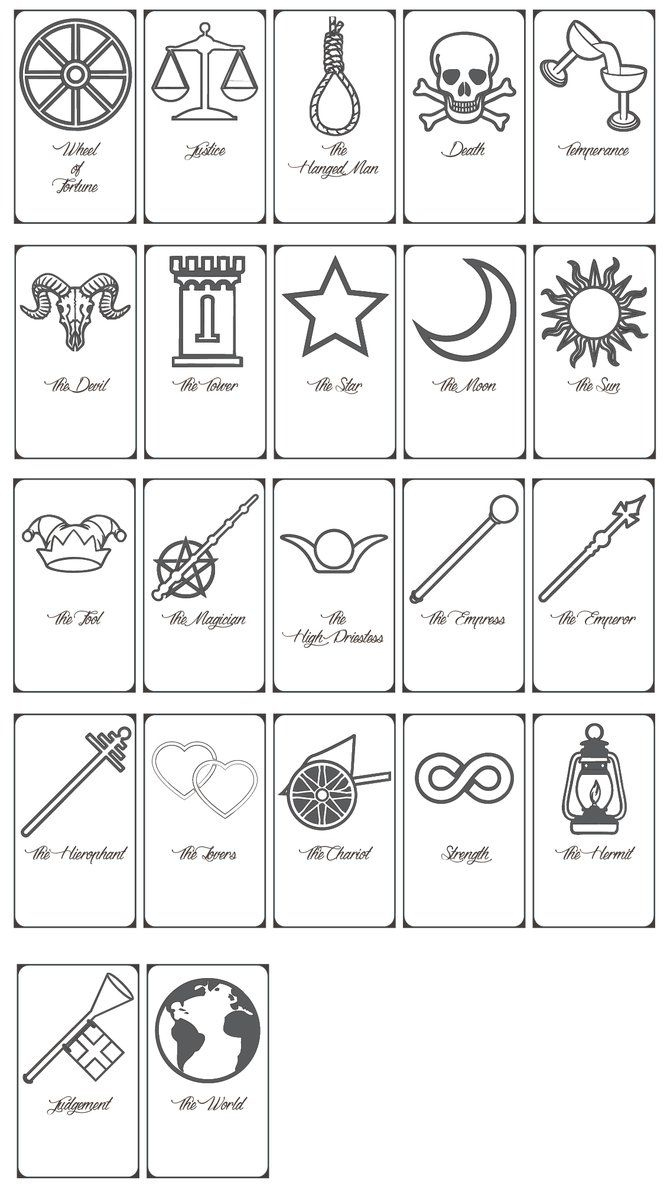 Free Printable Tarot Cards for Free Printable Oracle Cards