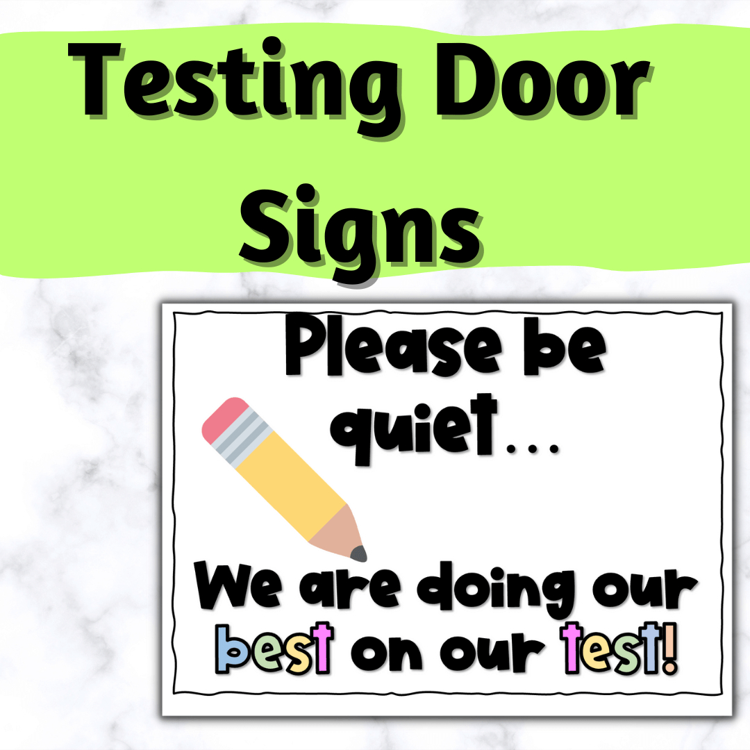 Free Printable Testing Signs in Free Printable Testing Signs