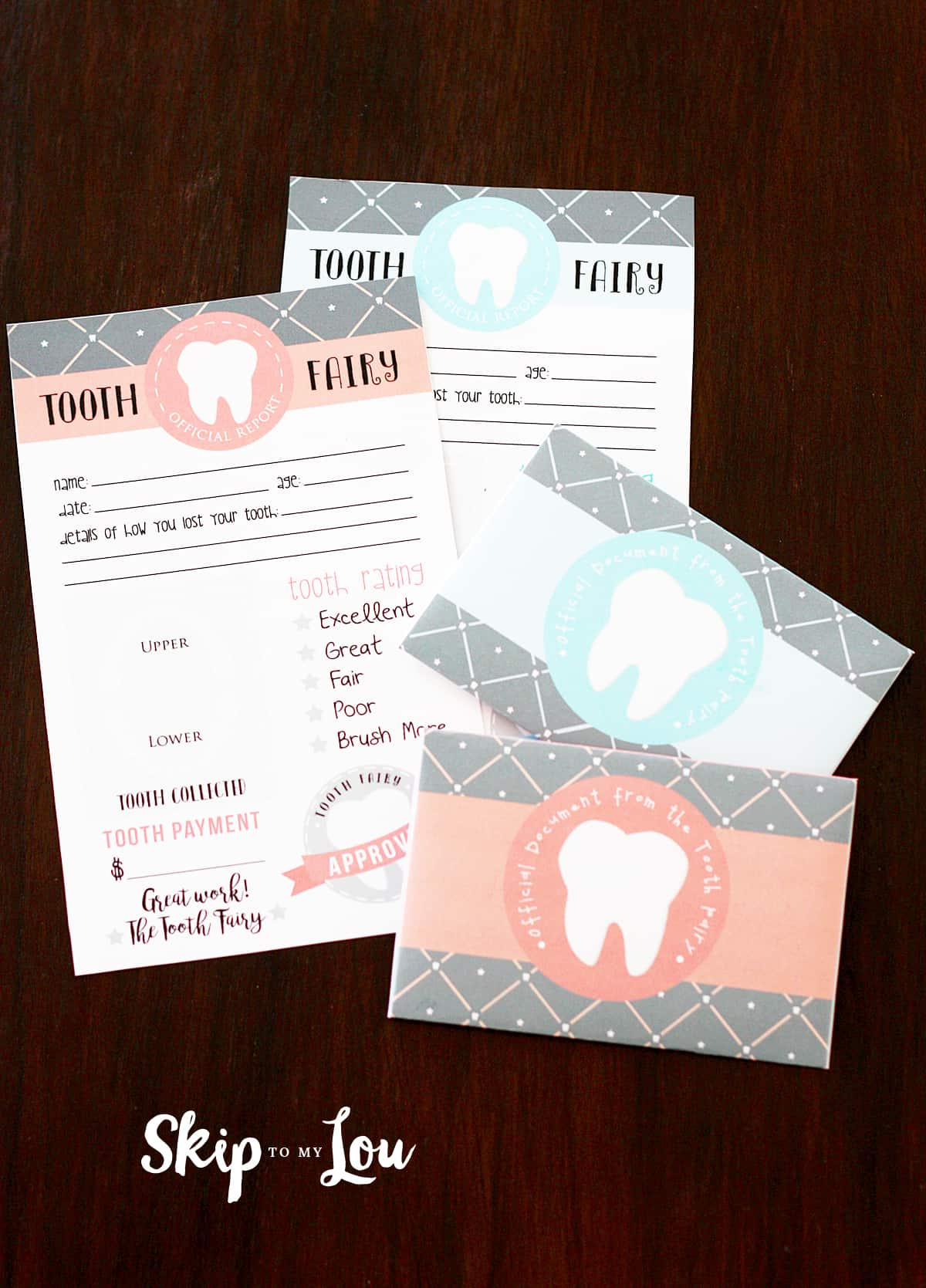 Free Printable Tooth Fairy Letter | Skip To My Lou throughout Free Printable Tooth Fairy Letter and Envelope