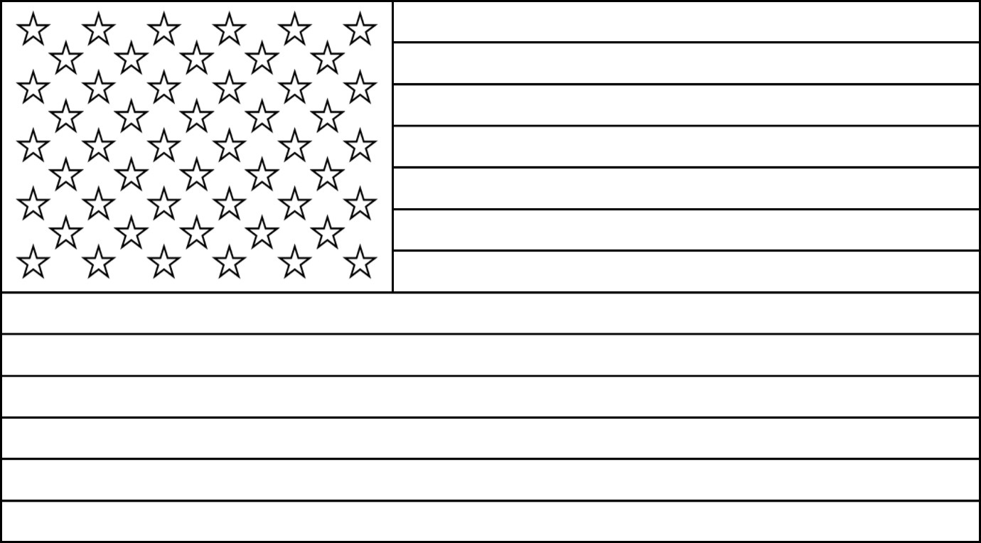 Free Printable Us Flags &amp;amp; American Flag Color Book Pages for Free Printable American Flag Coloring Page