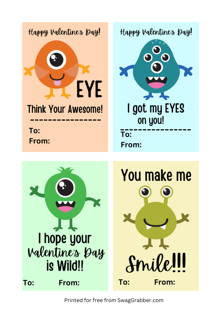 Free Printable Valentine&amp;#039;S Day Cards For School pertaining to Free Printable School Valentines Cards