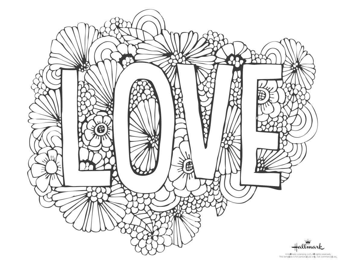 Free, Printable Valentine&amp;#039;S Day Coloring Pages in Free Valentine Colouring Printables