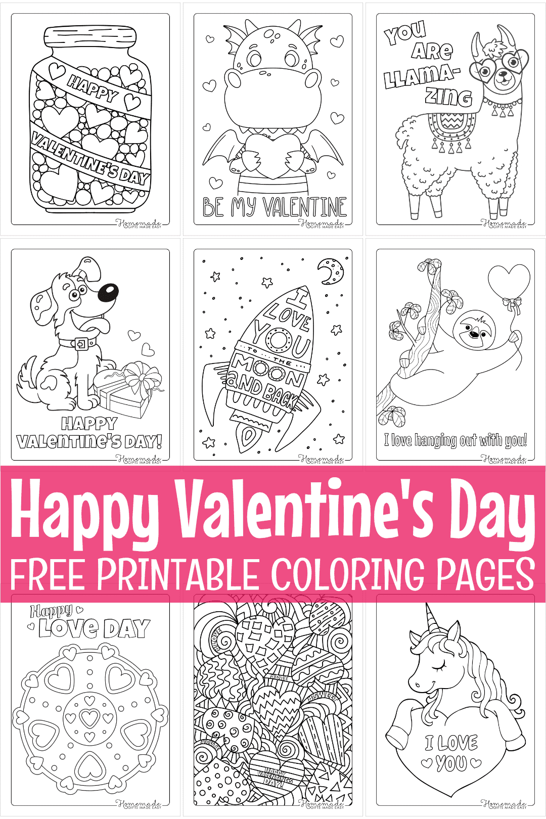 Free Printable Valentine&amp;#039;S Day Coloring Pages intended for Free Valentine Printables