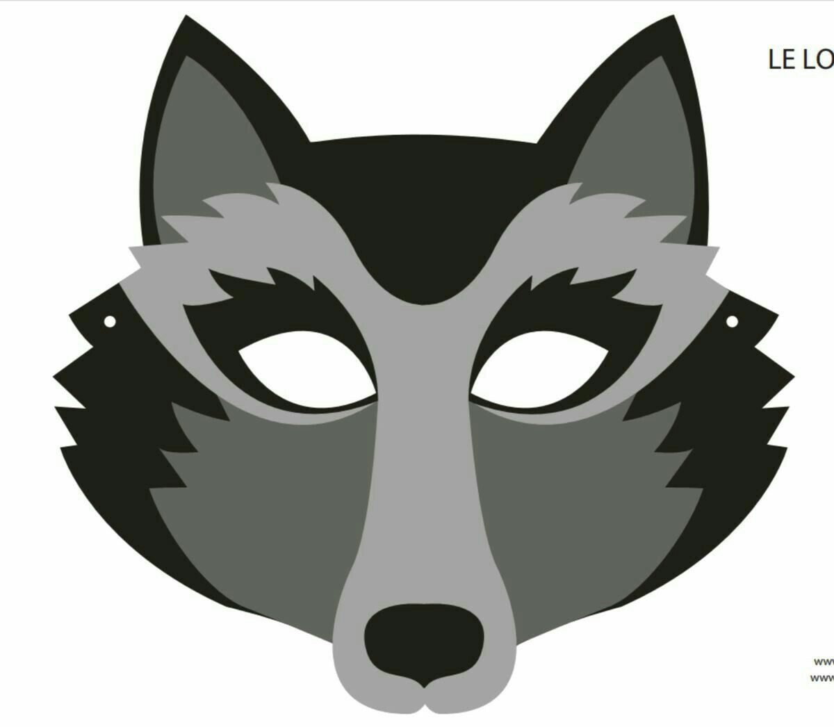 Free Printable Wolf Face Mask | Animal Mask Templates, Wolf Mask regarding Free Printable Wolf Face Mask