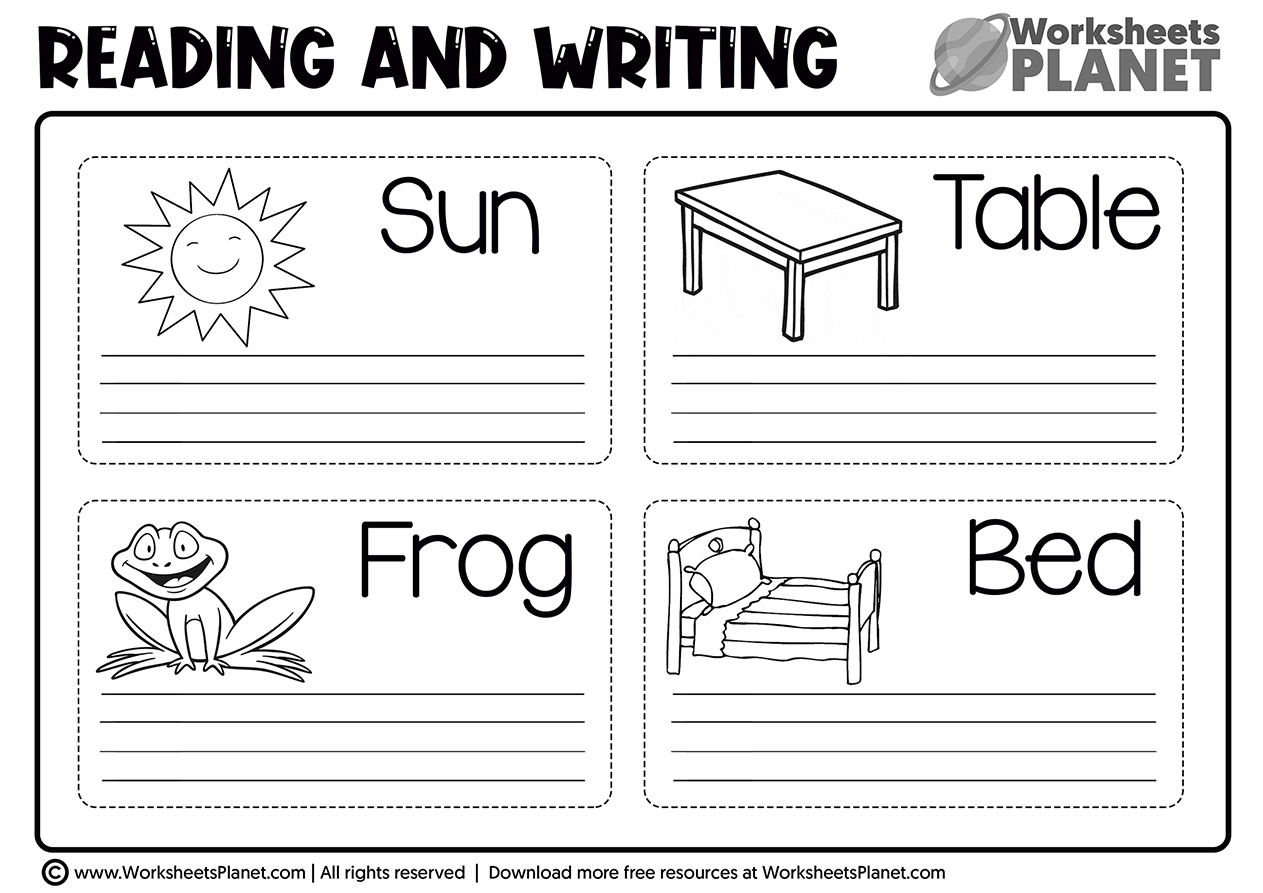 Free Printable Worksheets For Kindergarten regarding Free Printable Sheets for Kindergarten