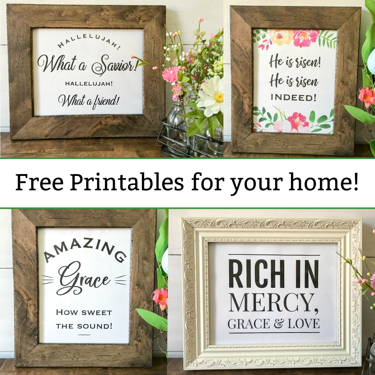 Free Printables Christian Wall Art - Spring And Easter Decor with Free Printable Christian Art