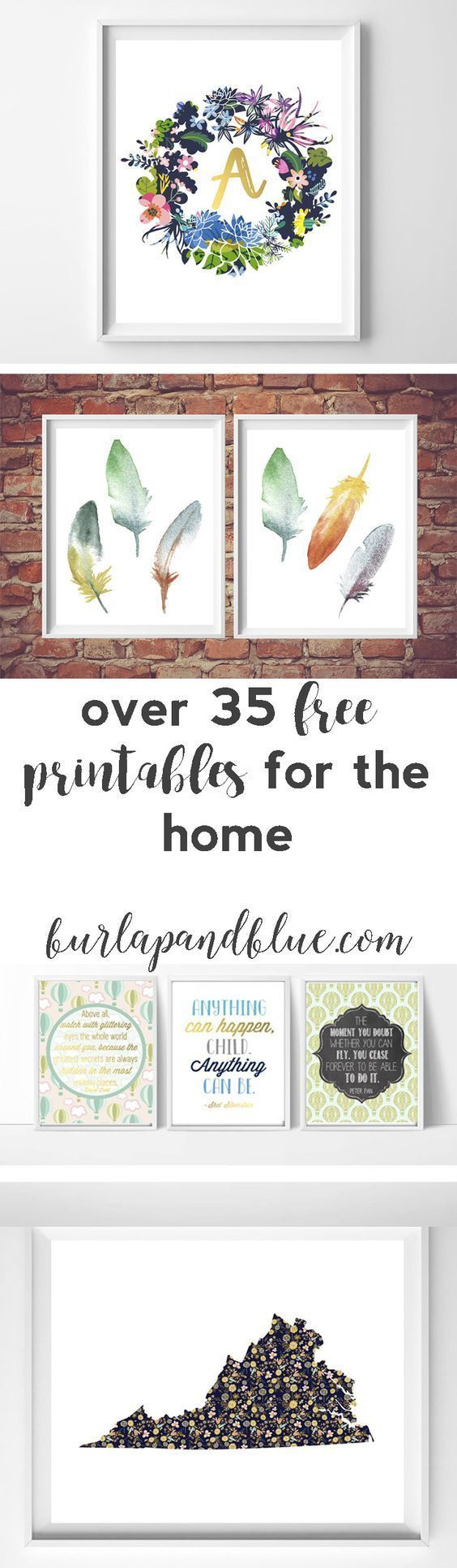 Free Printables For The Home | Free Printable Art, Crafts, Diy Crafts for Free Printables For Home Decor