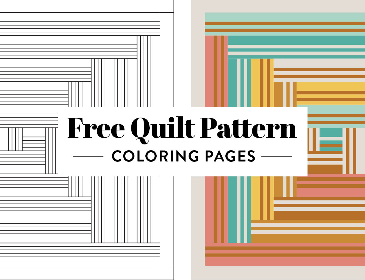 Free Quilt Pattern Coloring Pages: Print At Home! - Suzy Quilts with Quilt Patterns Free Printable