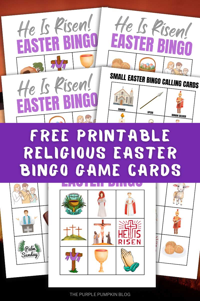 Free Religious Easter Bingo Printable Game Cards pertaining to Free Printable Religious Easter Bingo Cards