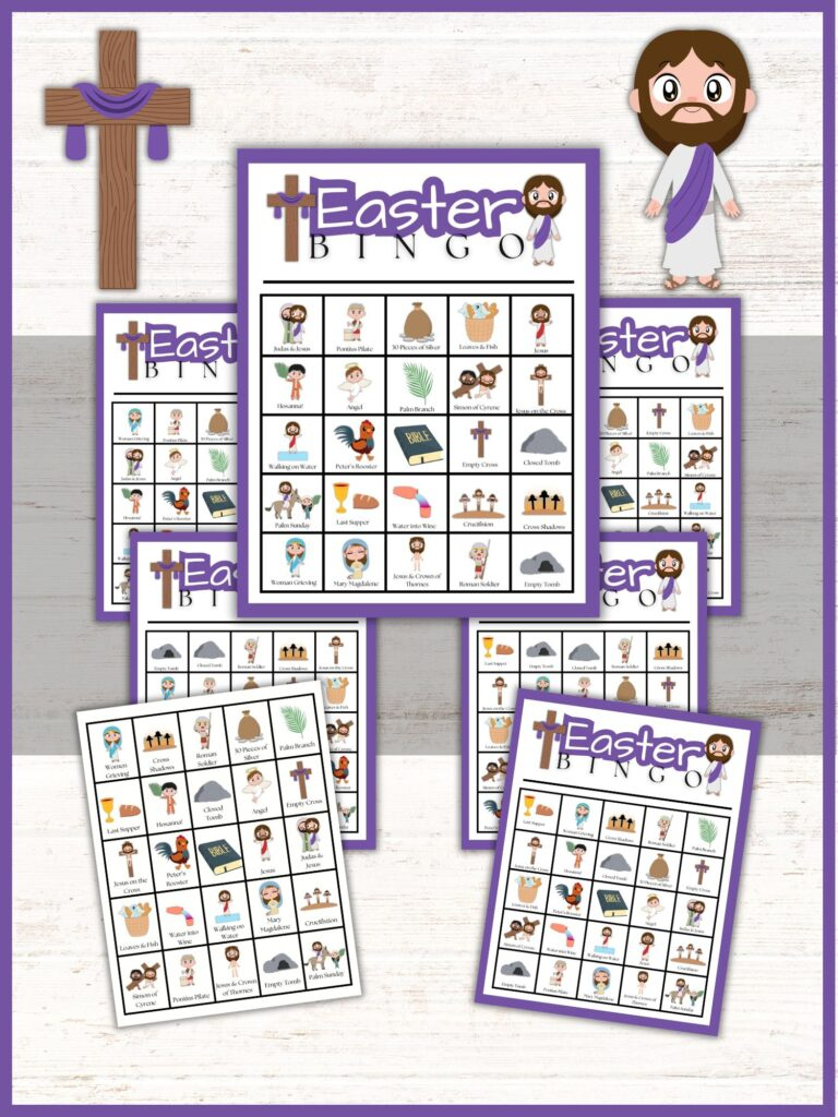 Free Religious Easter Bingo Printable! | Healing Home intended for Free Printable Religious Easter Bingo Cards