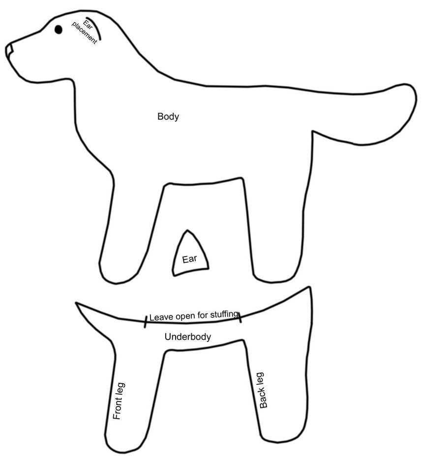 Free Simple Dog Patternbookthief17 On Deviantart | Sying, Leker inside Dog Sewing Patterns Free Printable