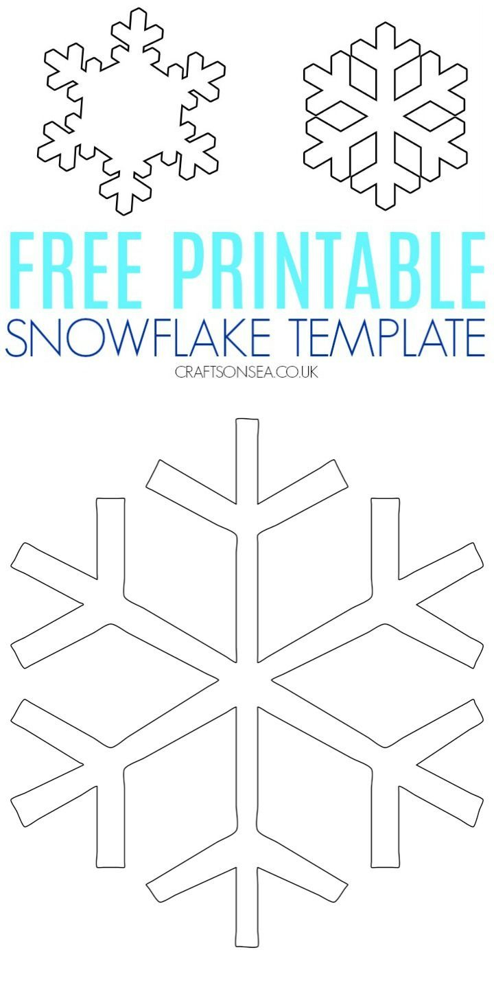 Free Snowflake Template (Printable Pdf) | Snowflake Template for Snowflake Template Free Printable