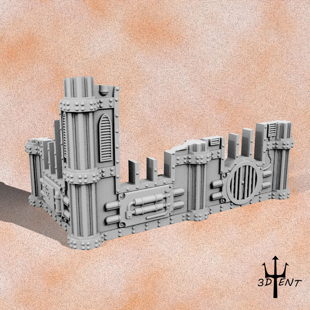 Free Stl File Sci-Fi Wargame Terrain (Second Floor _A) Free Sample intended for Free 3D Printable Terrain