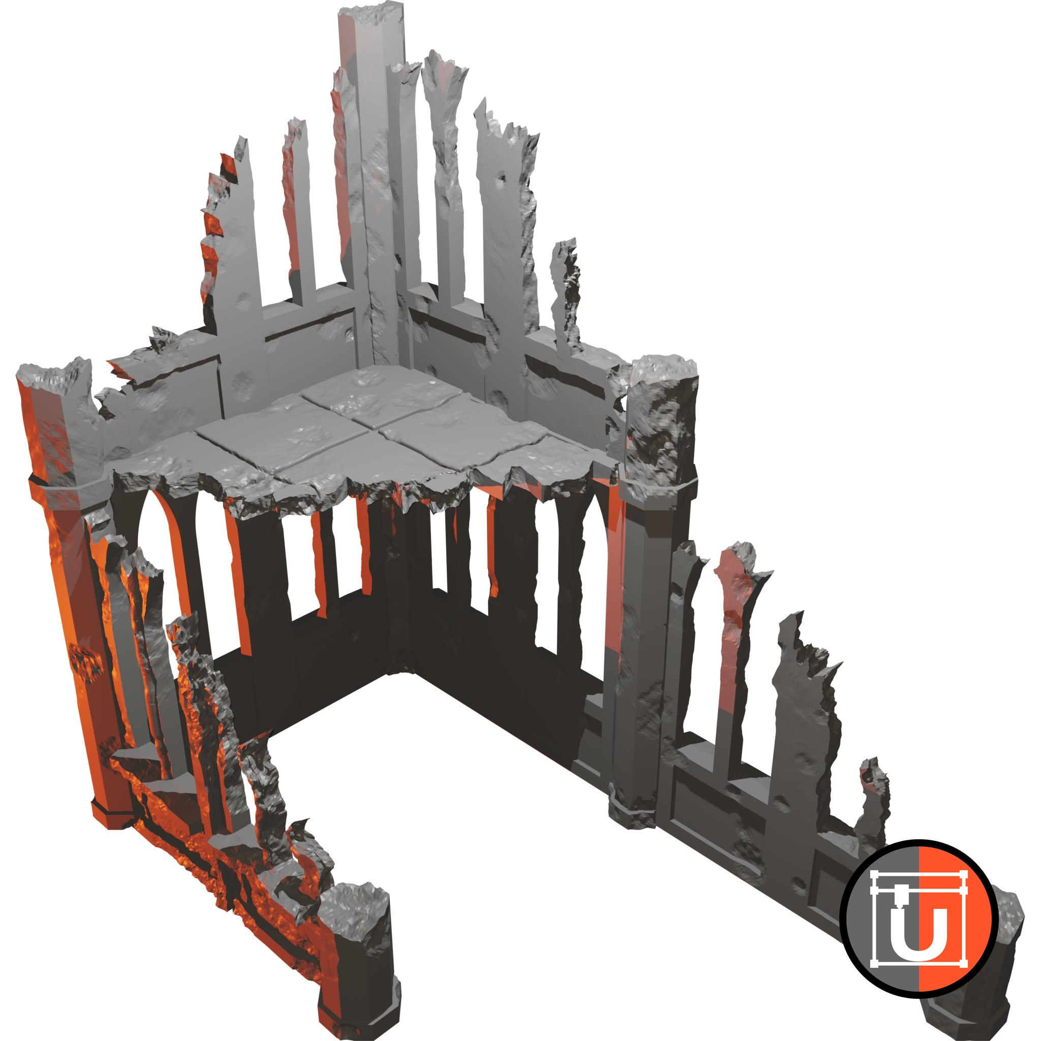 Free Stl File Scifi Gothic Terrain - Full Buildings 🎲 ・3D with regard to Free 3D Printable Terrain