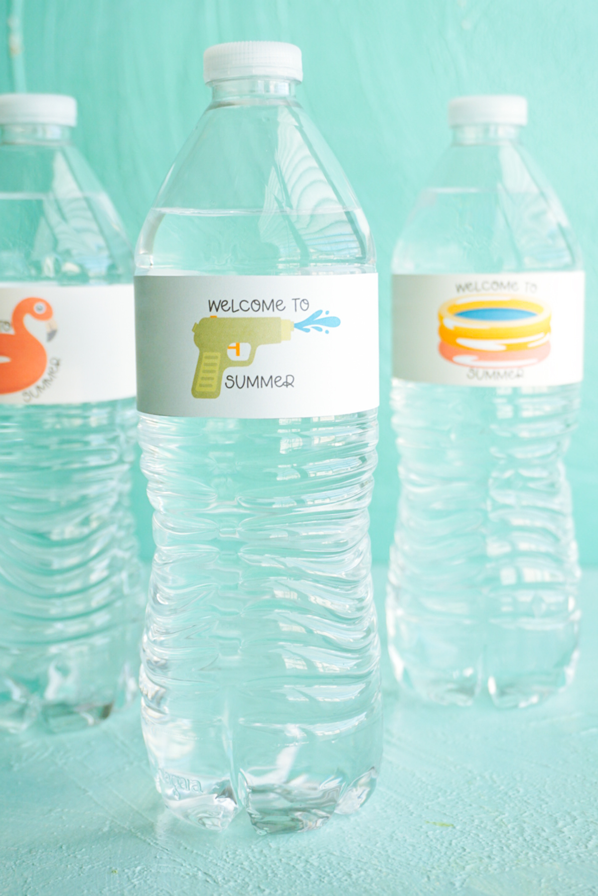 Free Summer Printables - Welcome To Summer Labels - Seelindsay within Free Printable Water Bottle Labels