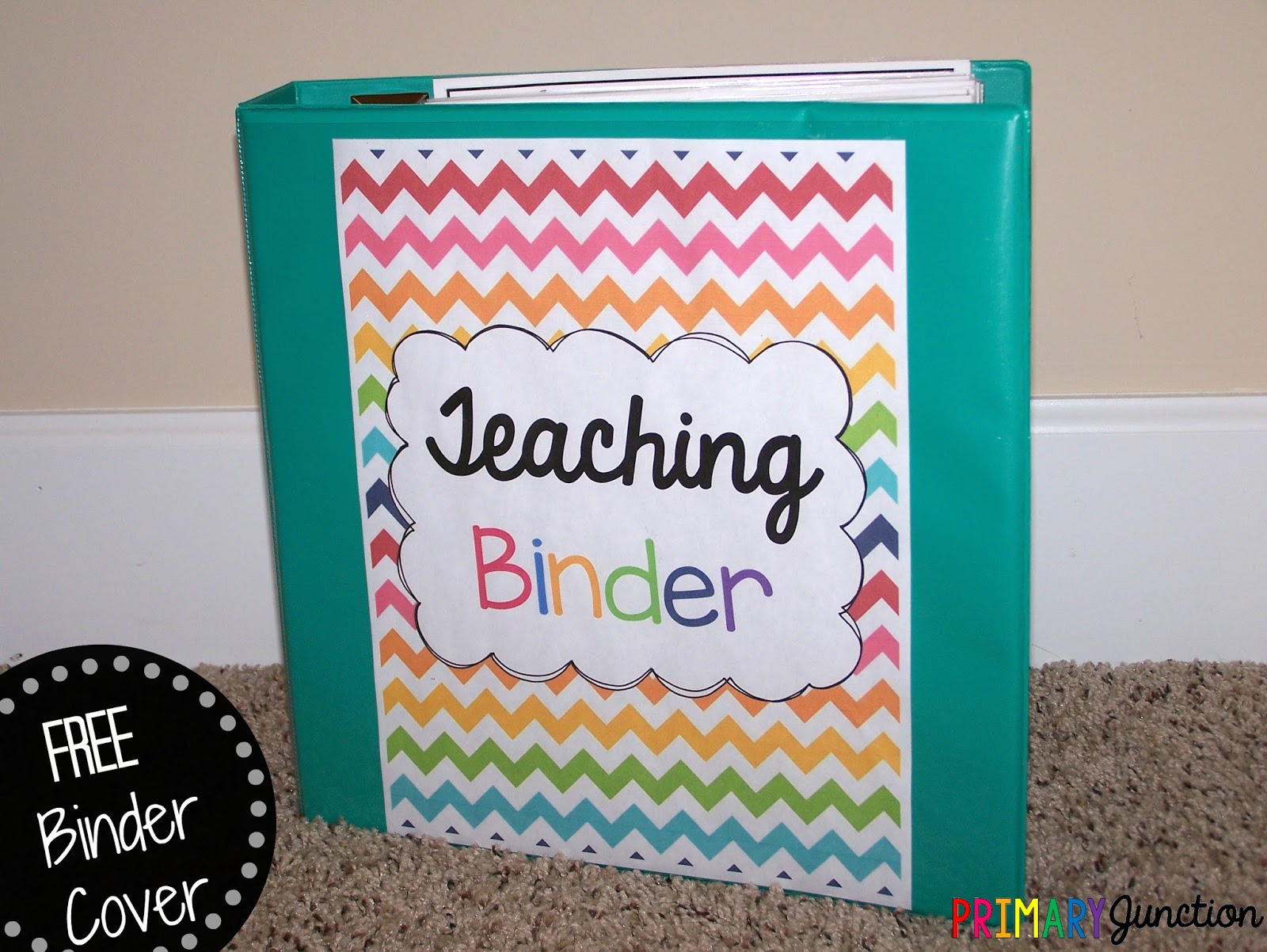 Free Teacher Binder Cover | Primary Junction pertaining to Free Printable Teacher Binder Covers