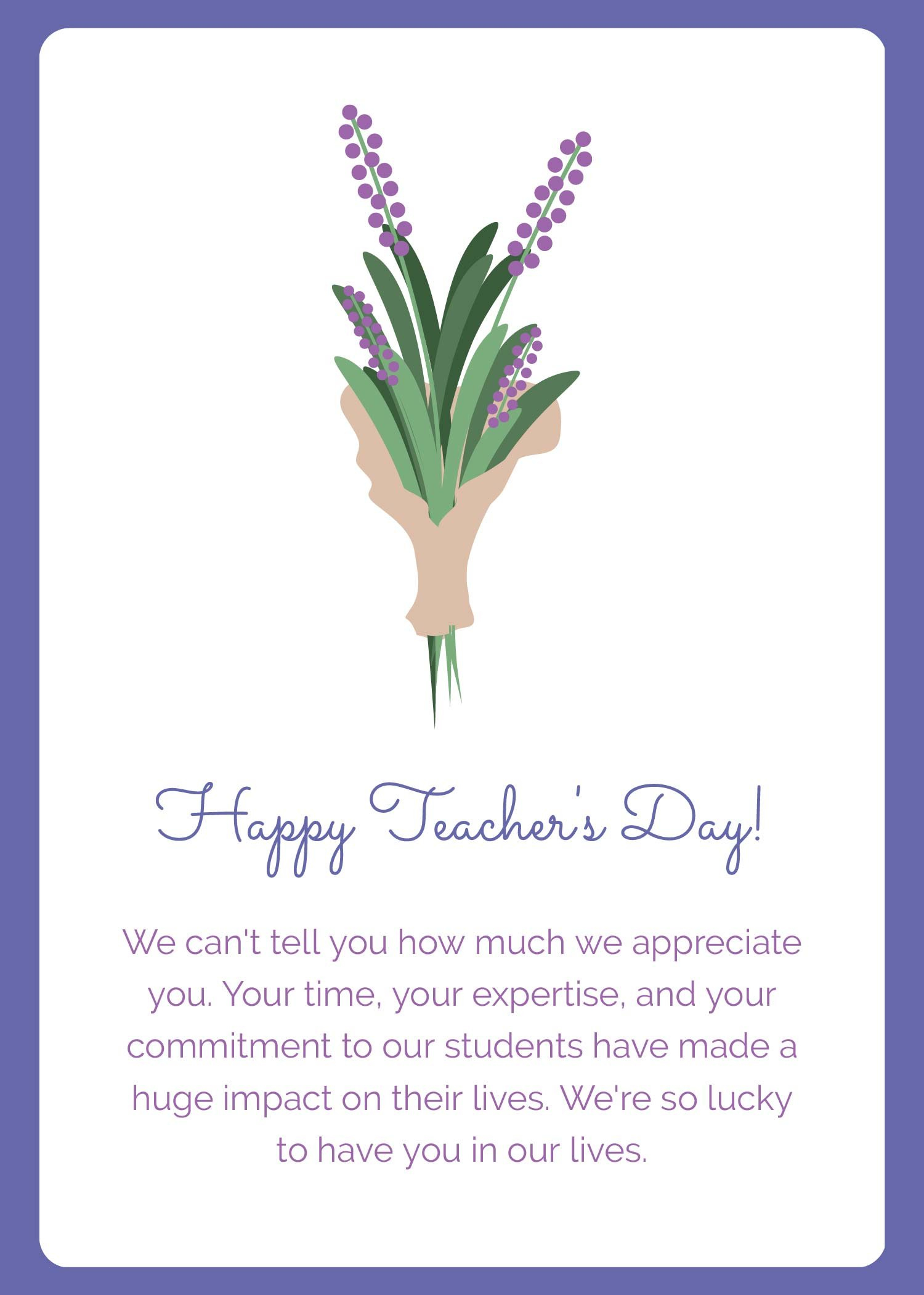 Free Teacher&amp;#039;S Day Cards Templates &amp;amp; Examples - Edit Online &amp;amp; Download pertaining to Free Printable Teacher&amp;#039;S Day Greeting Cards