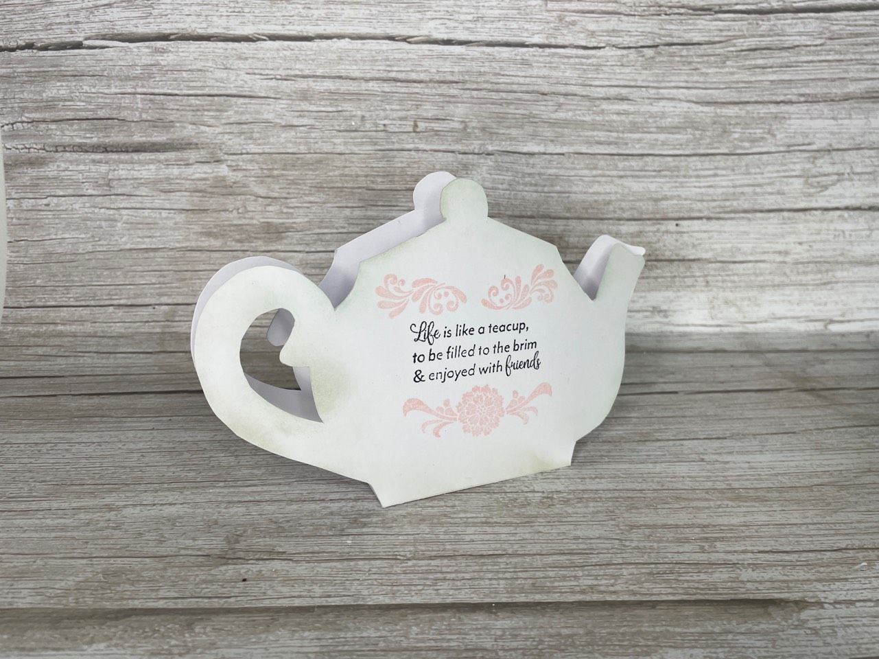 Free Teapot Card Template pertaining to Free Teapot Printable