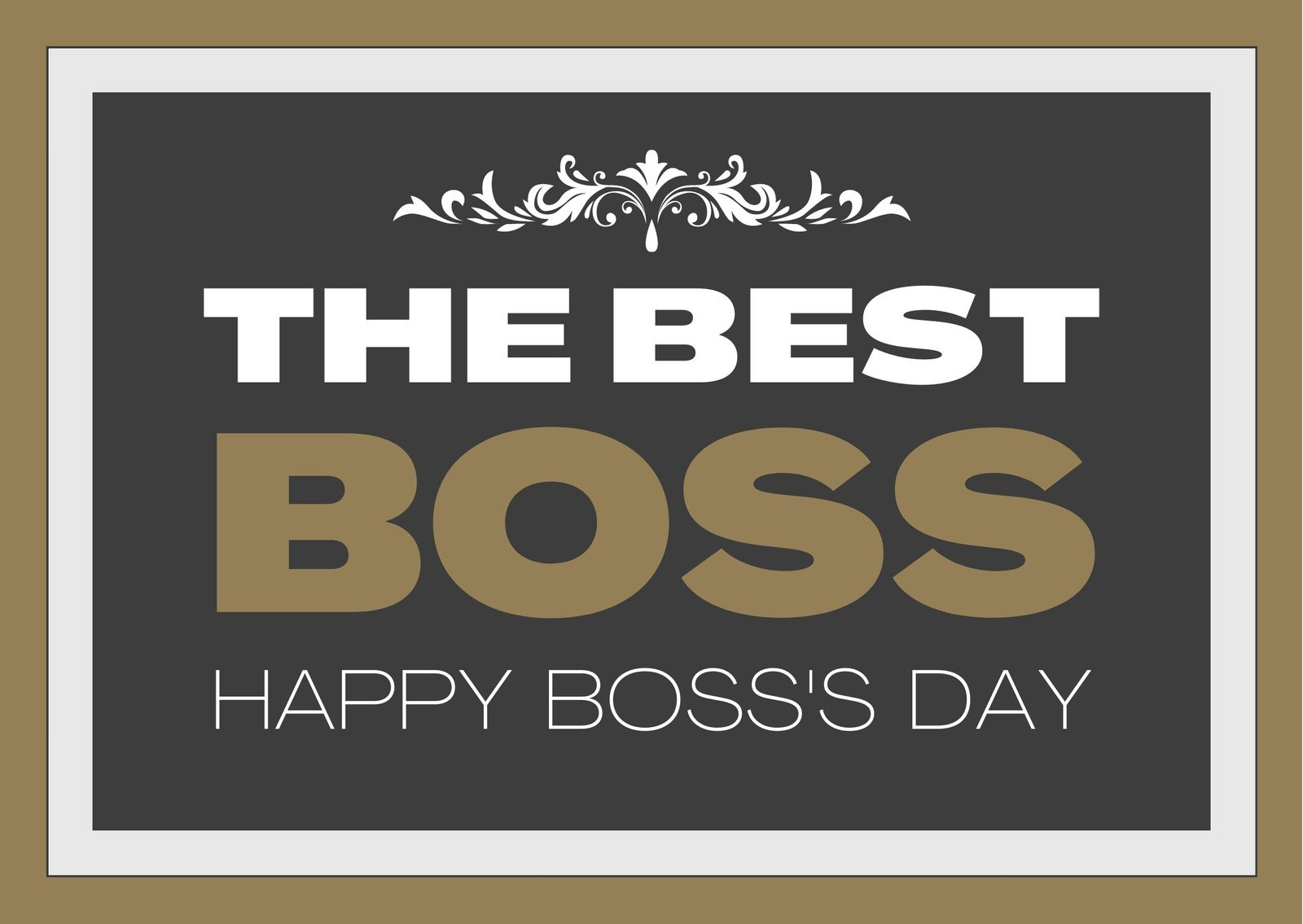 Free To Customize And Print Boss Day Card Templates | Canva inside Free Printable Boss&amp;#039;S Day Cards