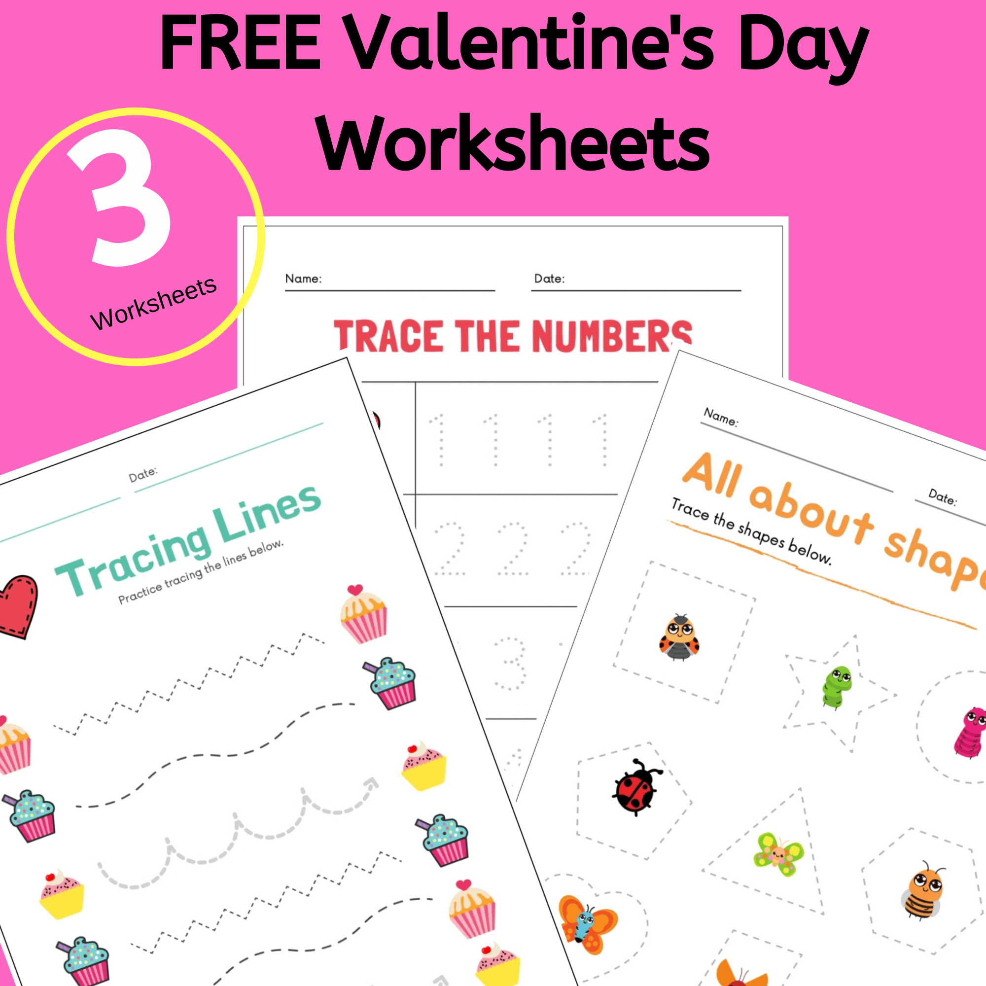 Free Valentine Day Worksheets For Preschool - intended for Free Printable Valentine Worksheets For Preschoolers