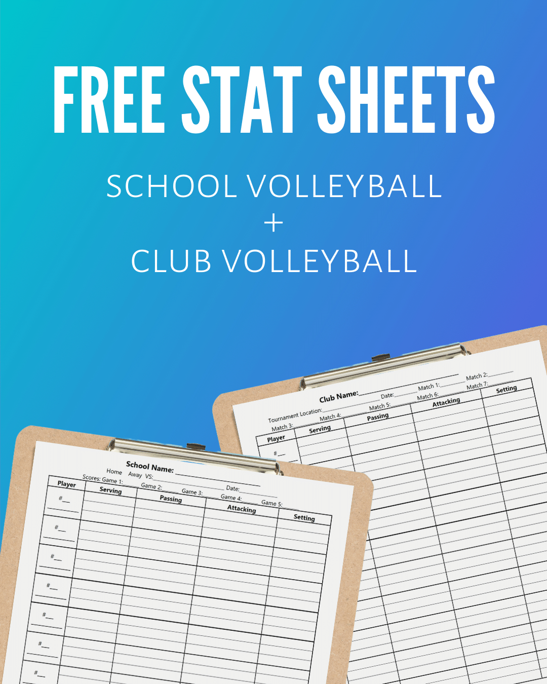 Free Volleyball Stats Sheet Download! inside Printable Volleyball Stat Sheets Free