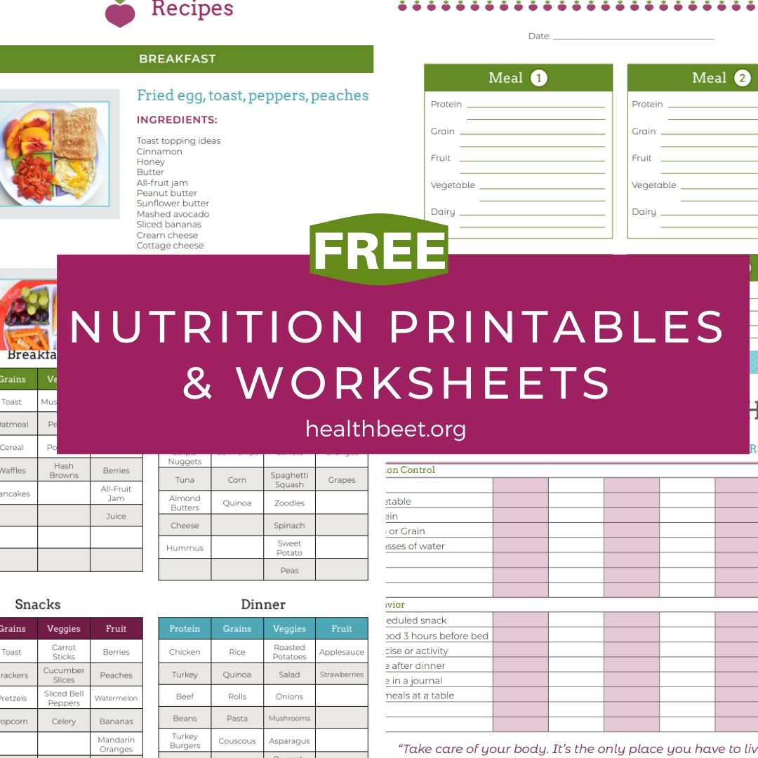 Free Worksheets And Printables - Health Beet with regard to Free Printable Health Worksheets For Middle School