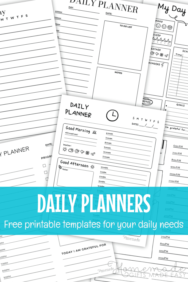 Free Yearly Calendar Printables For 2024, 2025, 2026 And Beyond! with Free Printable Daily Planner 2025