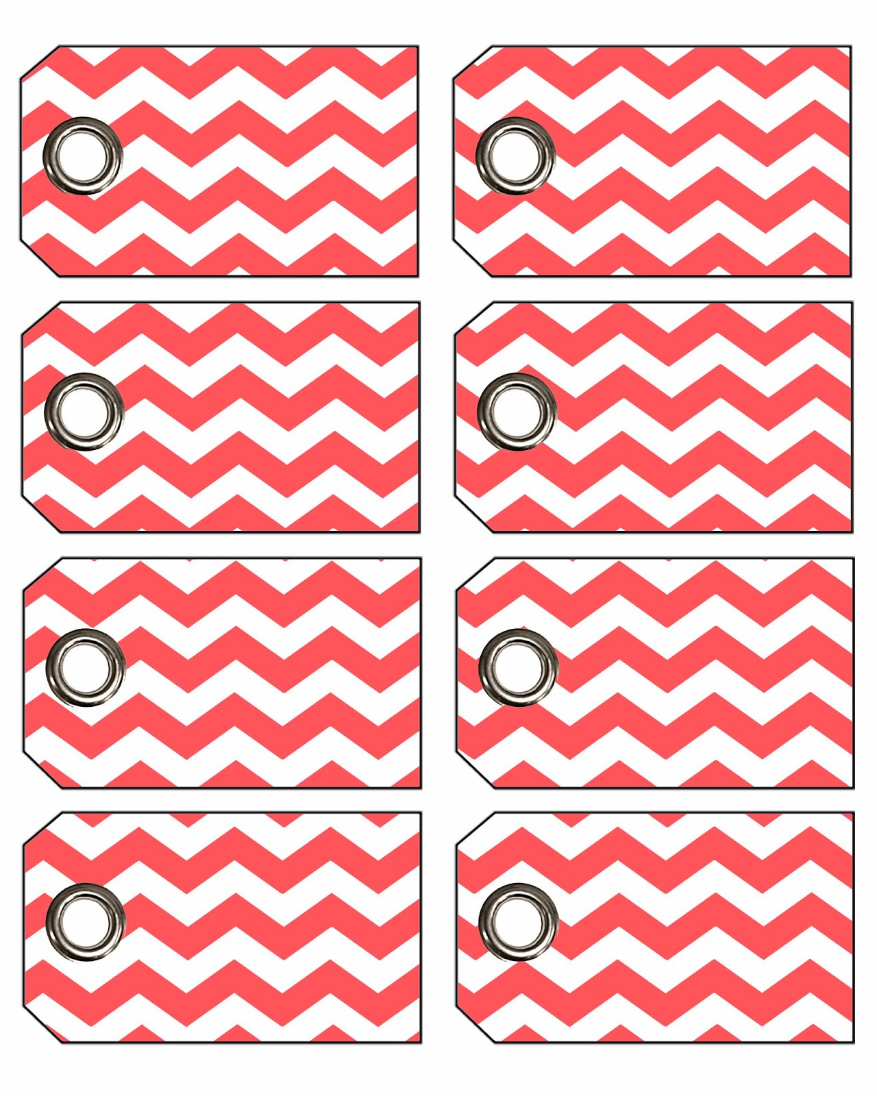 Freebie Week: Chevron Gift Tags With Eyelets! throughout Free Printable Chevron Labels