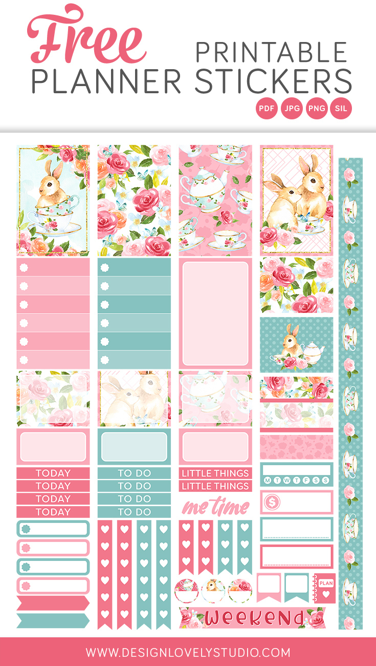 Freebies — Free Planner Stickers — Design Lovely Studio pertaining to Free Printable Happy Planner Stickers