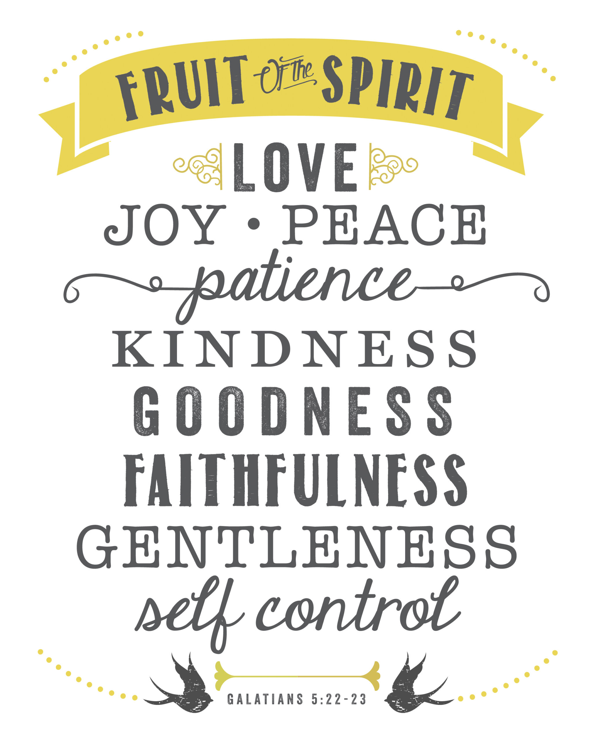 Fruit Of The Spirit Print - Sincerely, Sara D. | Home Decor &amp;amp; Diy regarding Fruit Of The Spirit Free Printable