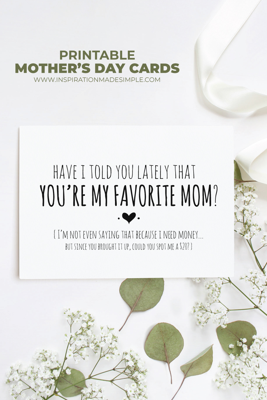 Funny Printable Mother&amp;#039;S Day Cards - Inspiration Made Simple throughout Free Printable Funny Mother&amp;amp;#039;s Day Cards