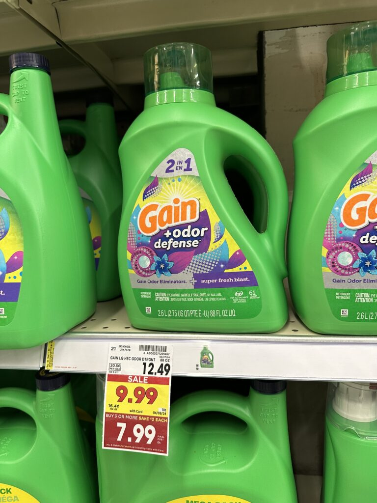 Gain Laundry Detergent As Low As $5.99! - Kroger Krazy throughout Free Printable Gain Laundry Detergent Coupons