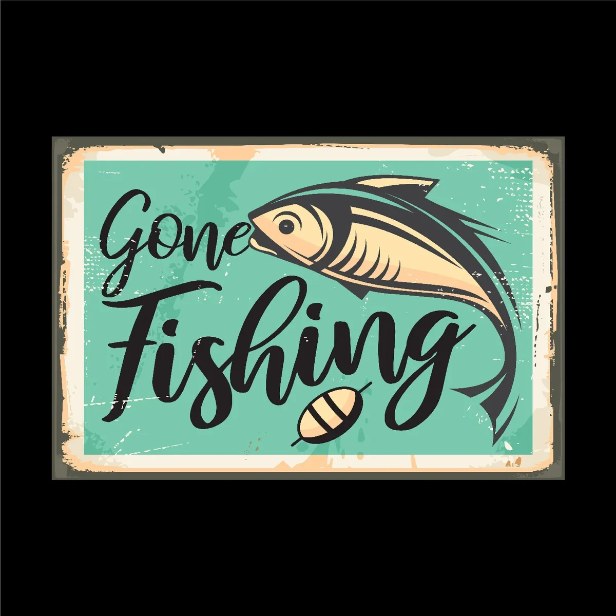 Gone Fishing Sign Stock Photos, Royalty Free Gone Fishing Sign inside Free Printable Gone Fishing Sign