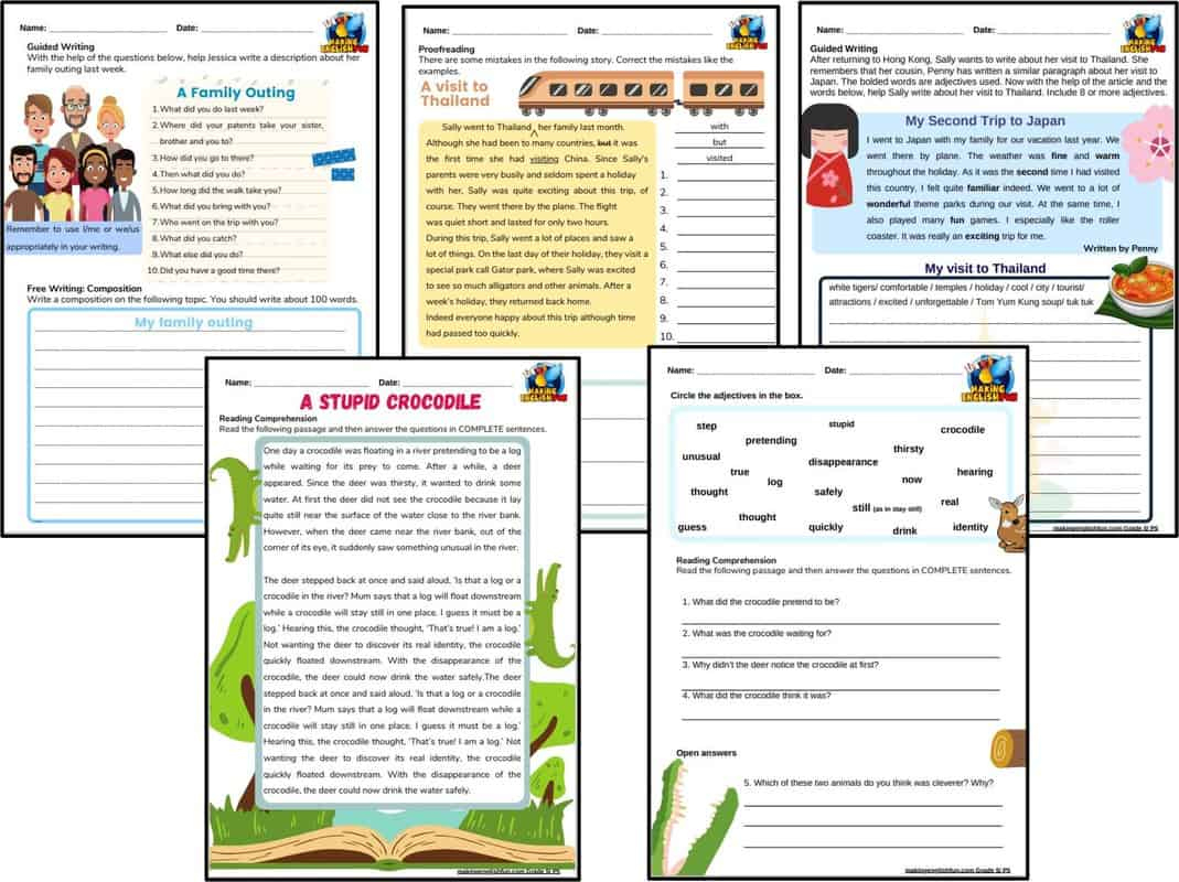 Grade 5 Reading Comprehension Worksheets – A Stupid inside Free Printable Comprehension Worksheets for Grade 5