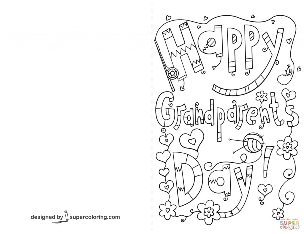 Grandparents Day Printable Cards for Grandparents Day Cards Printable Free