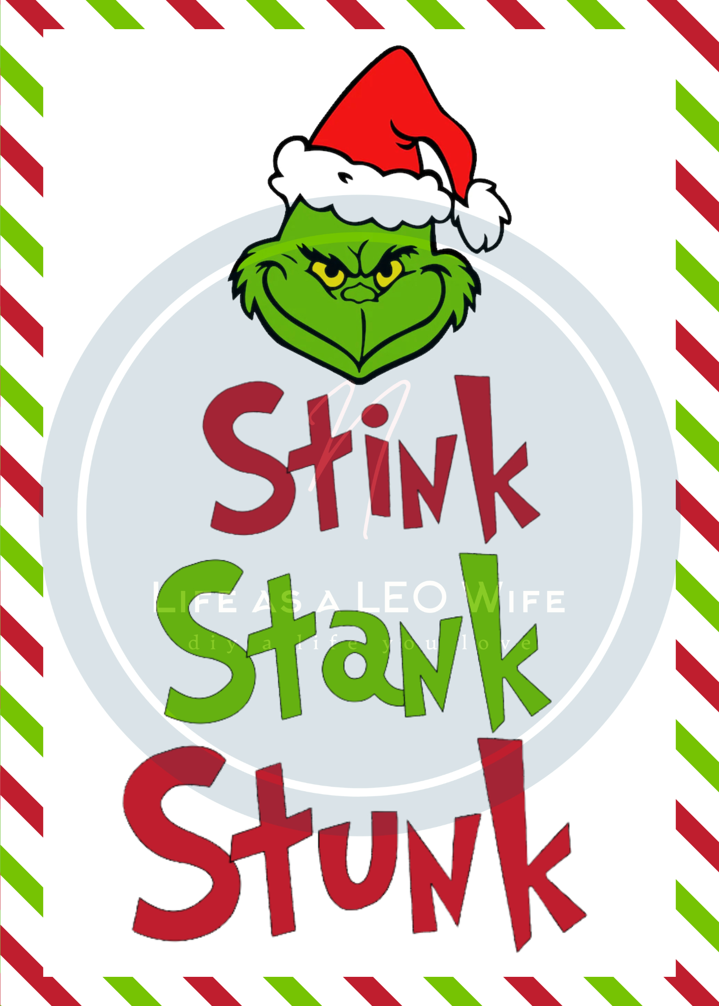 Grinch Movie Night Or Party Printables - Life As A Leo Wife inside Free Grinch Printables