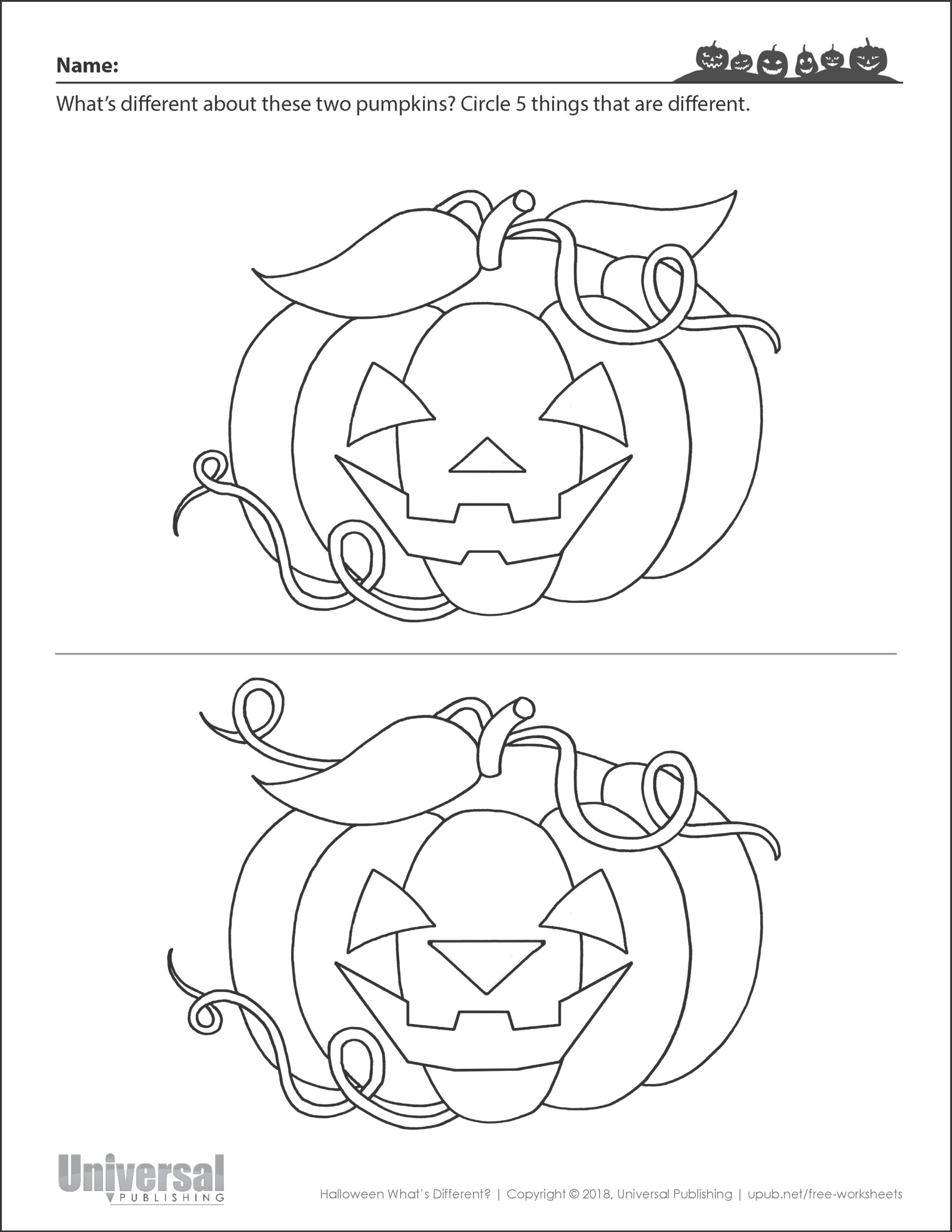 Halloween Activities | Free Printables - Universal Publishing with Free Printable Halloween Activities