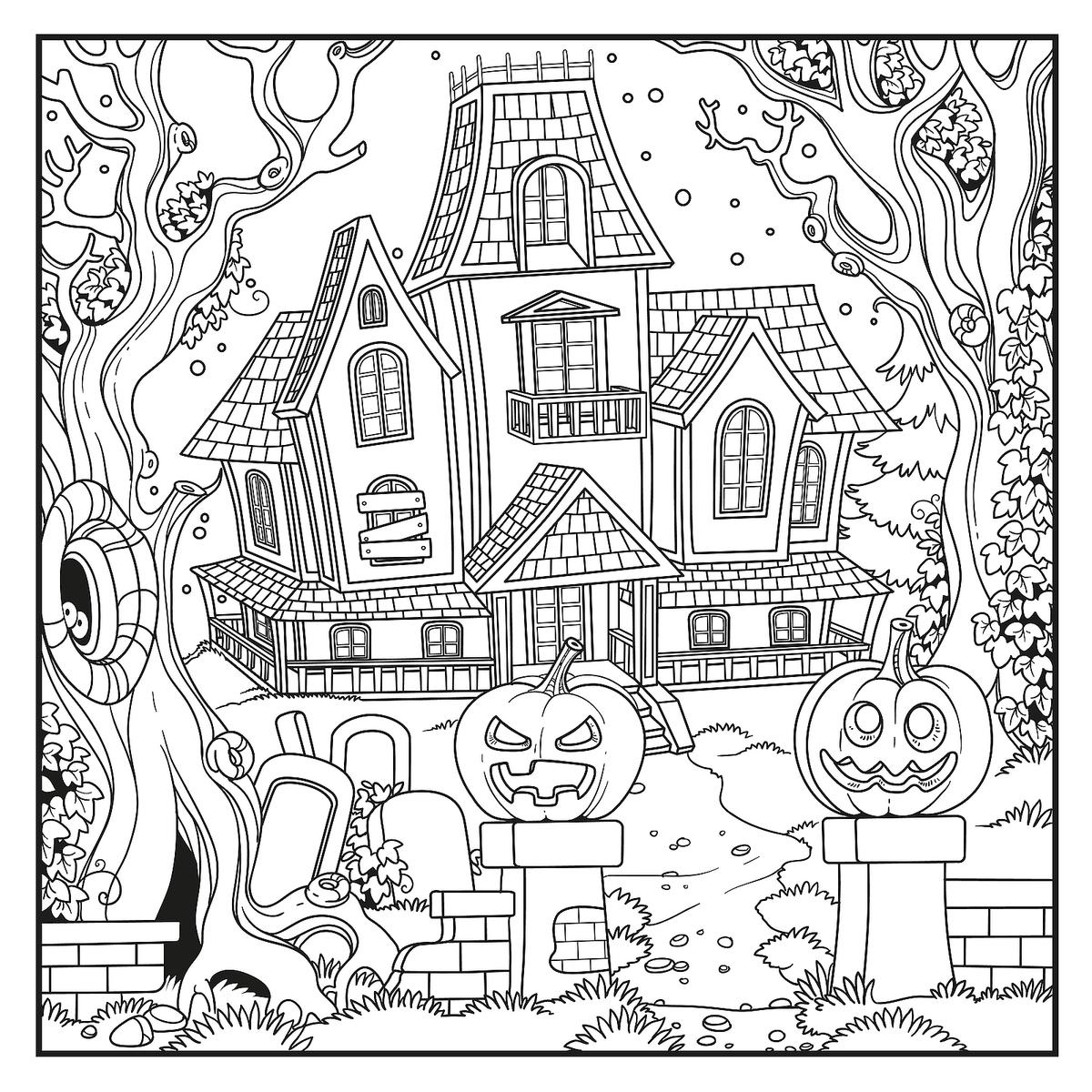 Halloween Coloring Pages: 10 Free Printable Halloween Activities pertaining to Free Printable Halloween Coloring Pages