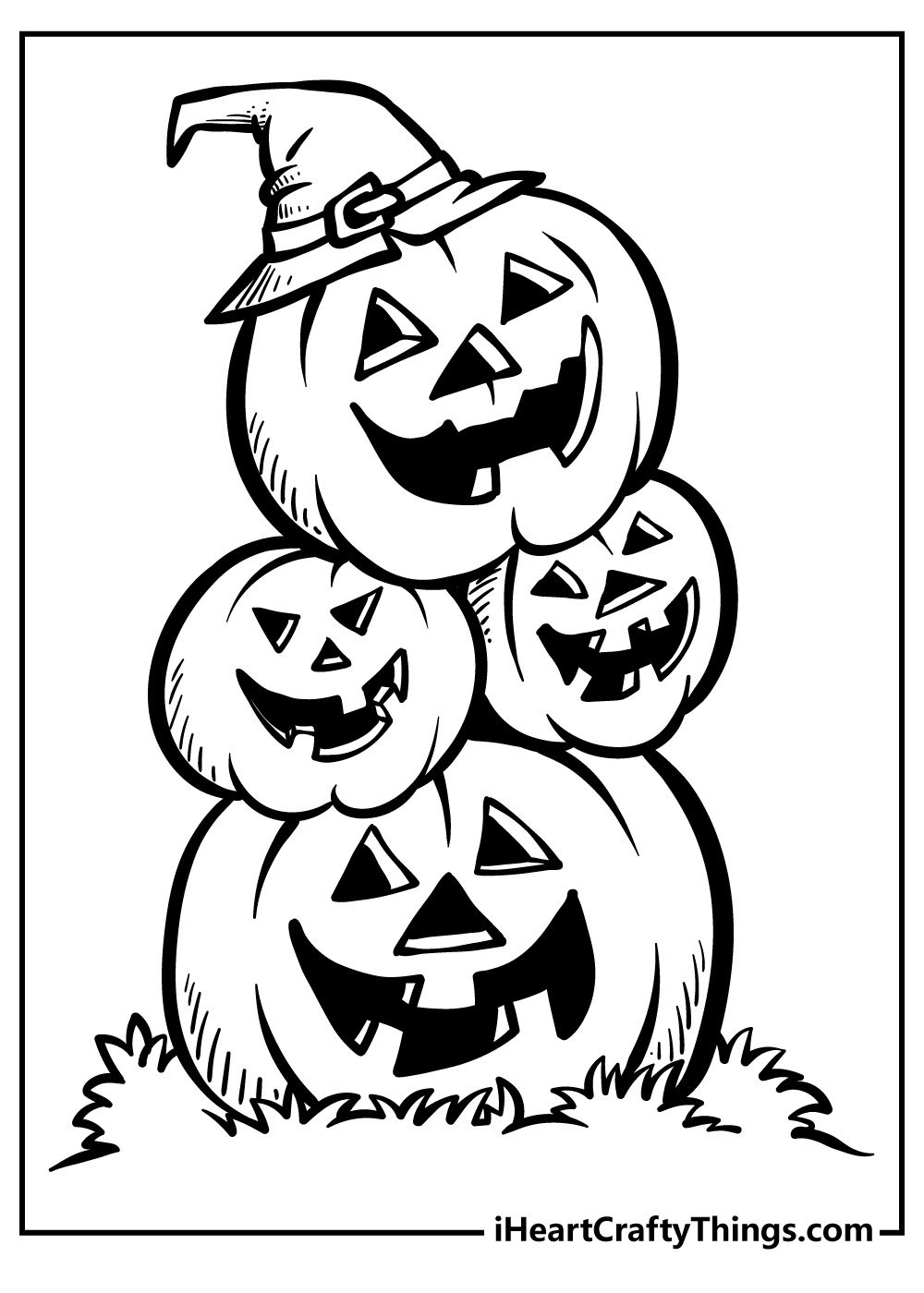 Halloween Coloring Pages (100% Free Printables) in Free Online Printable Halloween Coloring Pages