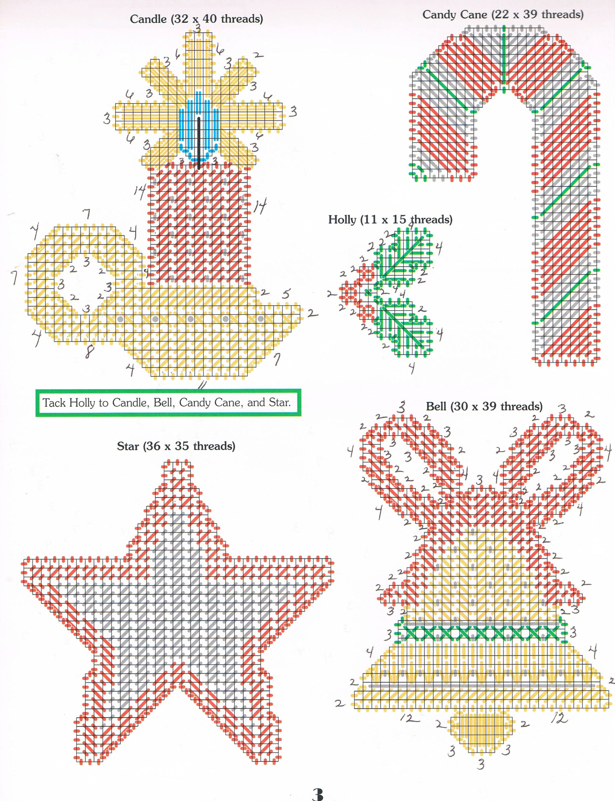 Happy Holiday Trims 3/6 | Plastic Canvas Patterns, Plastic Canvas throughout Free Printable Plastic Canvas Christmas Patterns