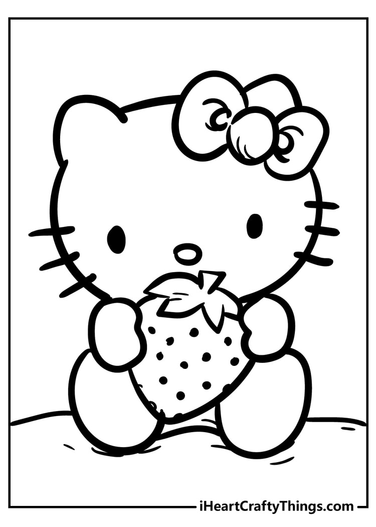 Hello Kitty Coloring Pages (100% Free Printables) inside Free Printable Hello Kitty Pictures